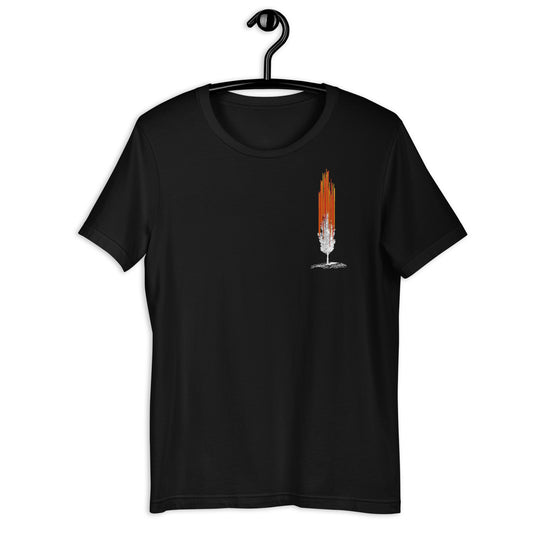forest/fire logo - T-shirt - Black